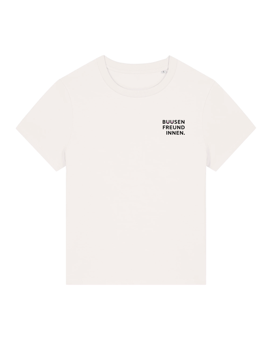 T-Shirt Damen "BUUSENFREUNDINNEN" off-white