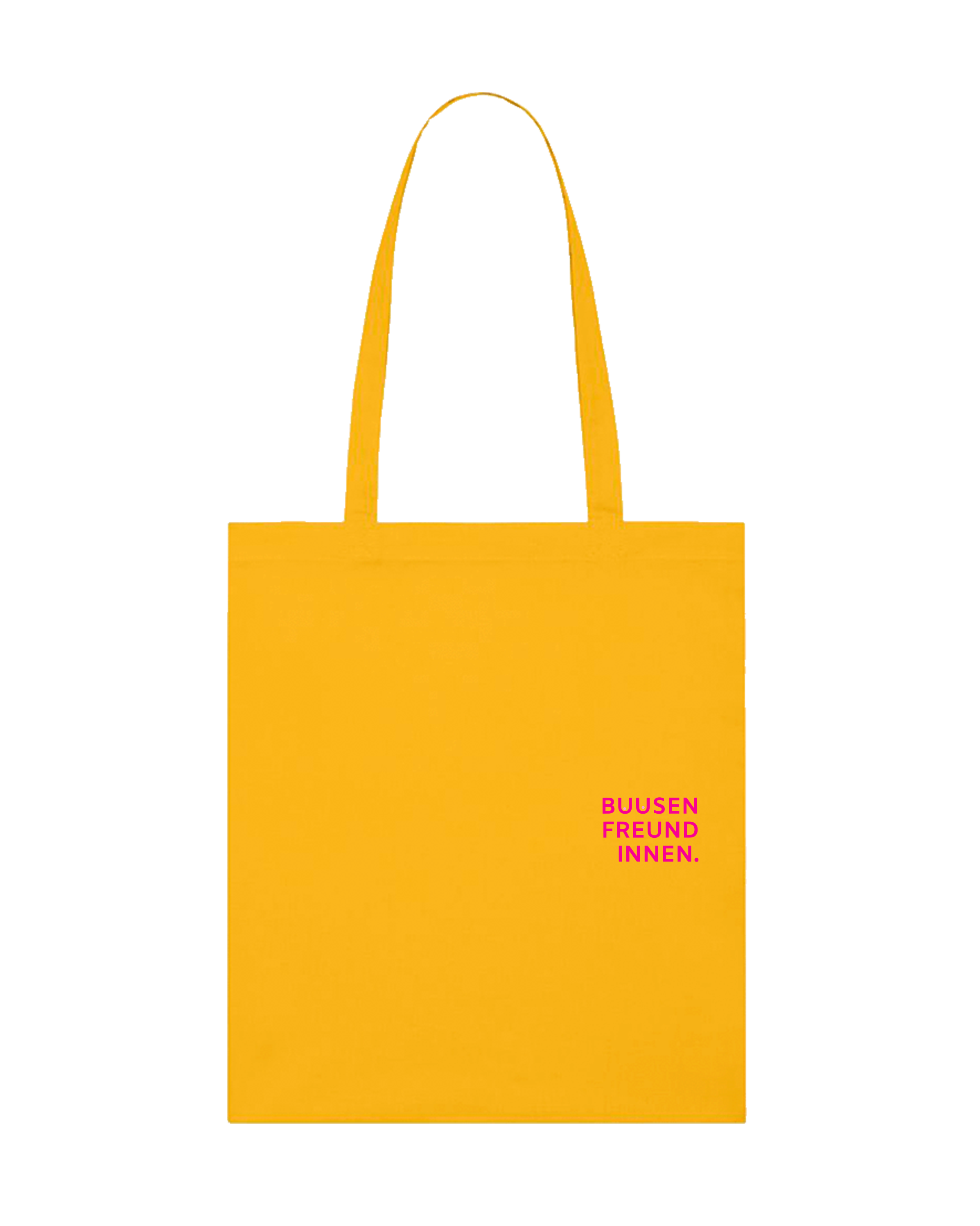 Baumwolltasche "BUUSENFREUNDINNEN" gelb