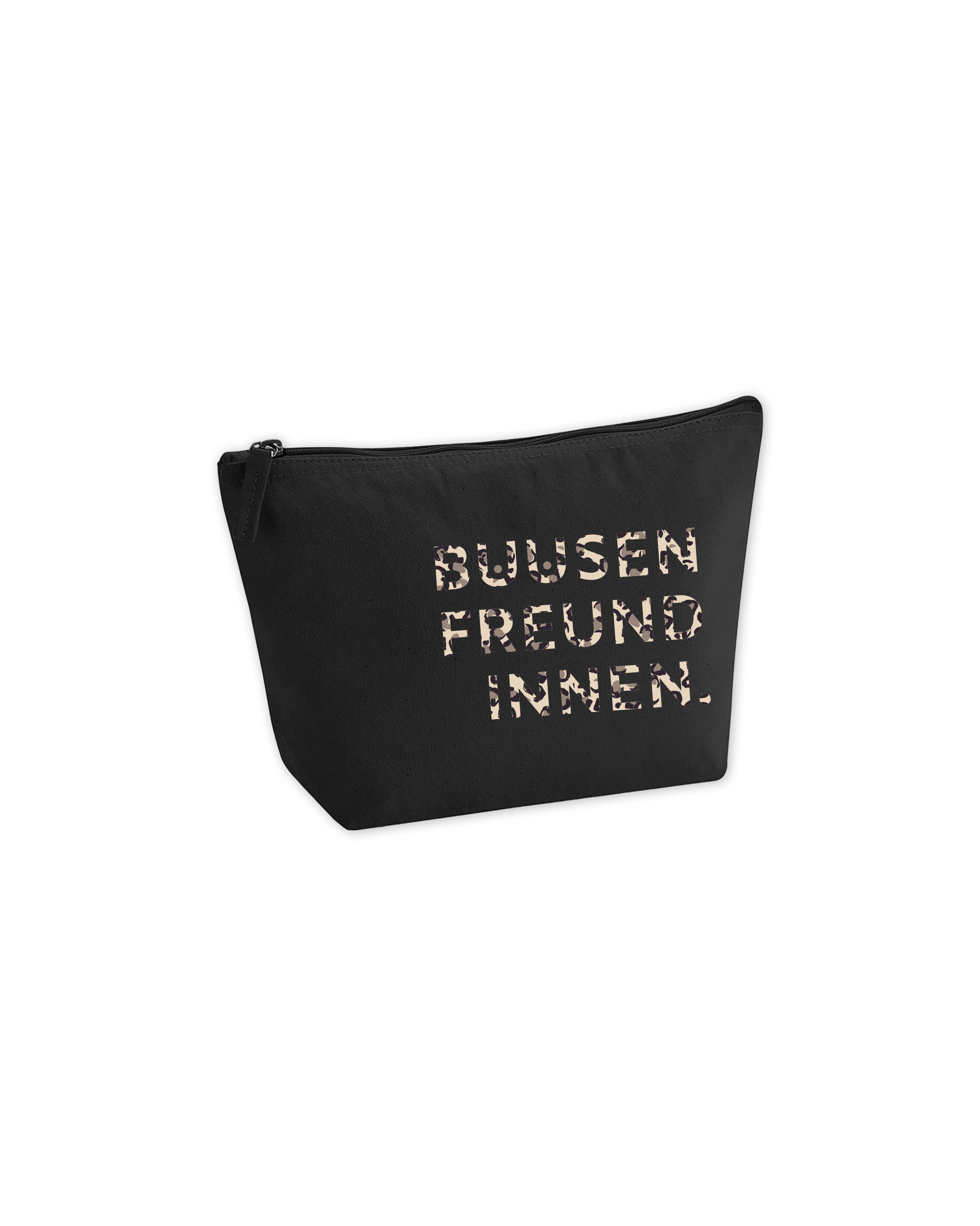 Kosmetiktasche "BUUSENFREUNDINNEN." black