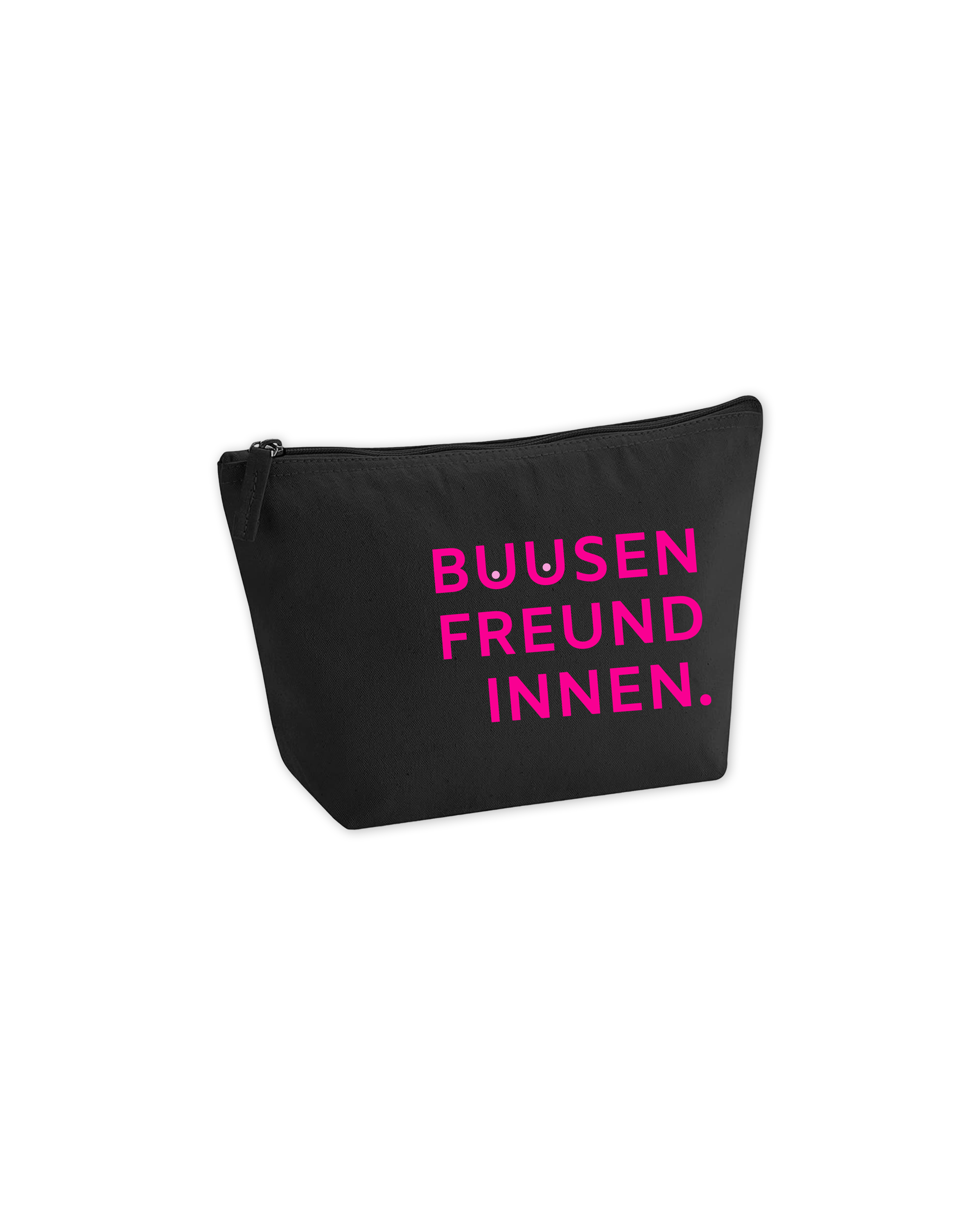 Kosmetiktasche "BUUSENFREUNDINNEN." black
