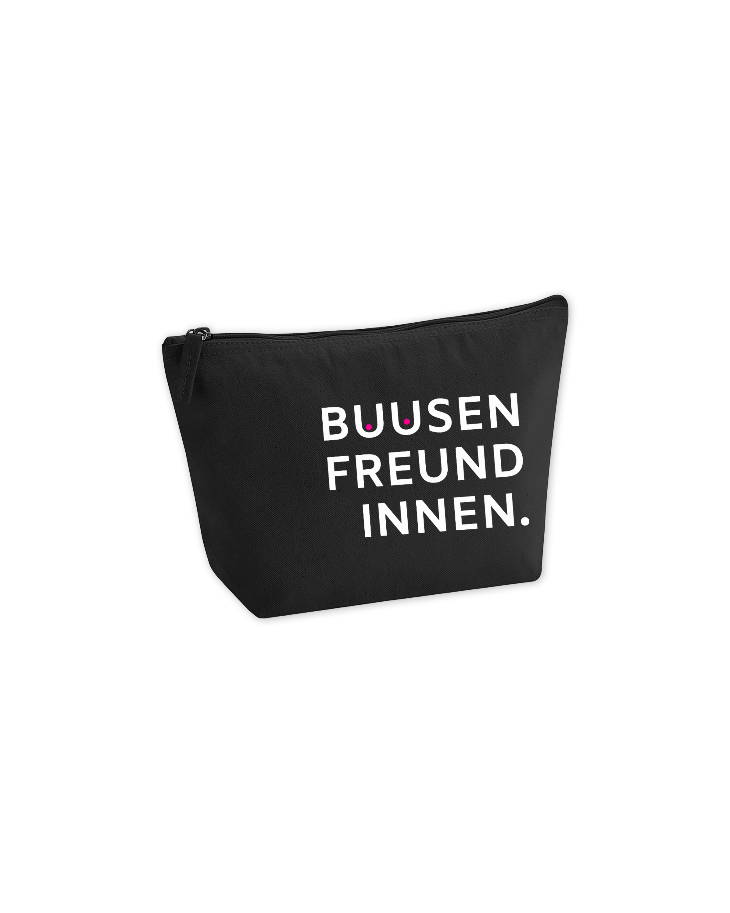 Kosmetiktasche "BUUSENFREUNDINNEN." black