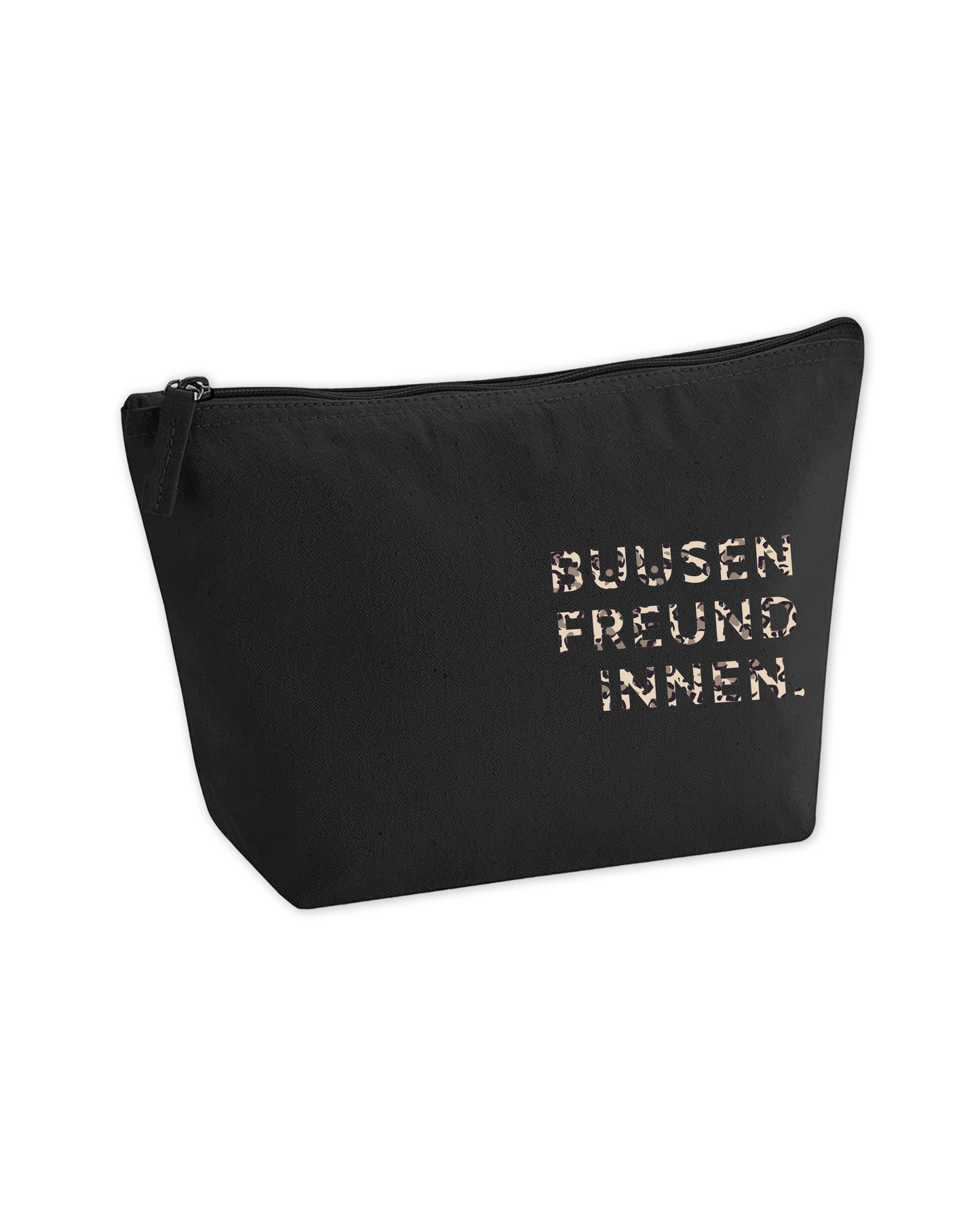 Kosmetiktasche "BUUSENFREUNDINNEN." black