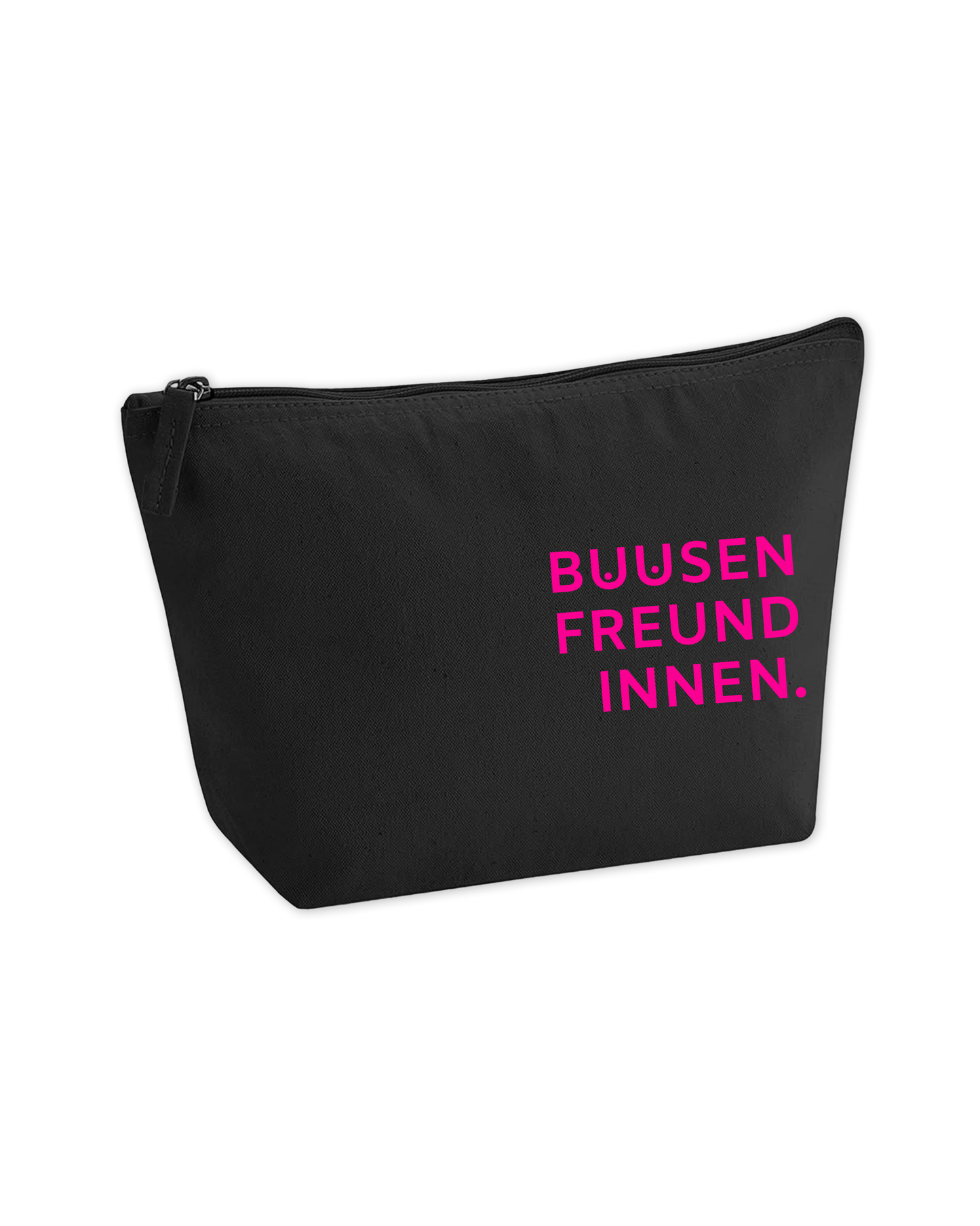 Kosmetiktasche "BUUSENFREUNDINNEN." black