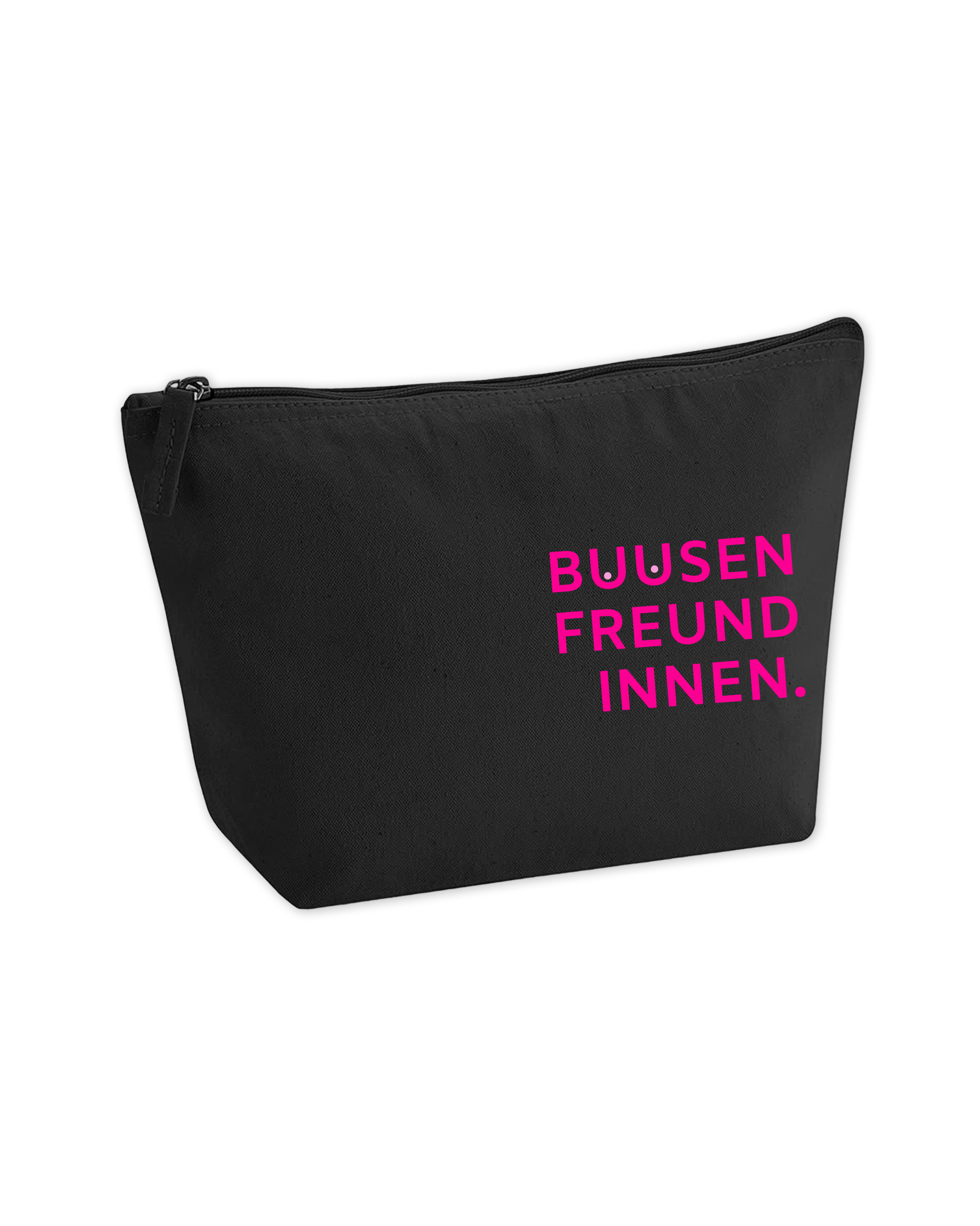Kosmetiktasche "BUUSENFREUNDINNEN." black