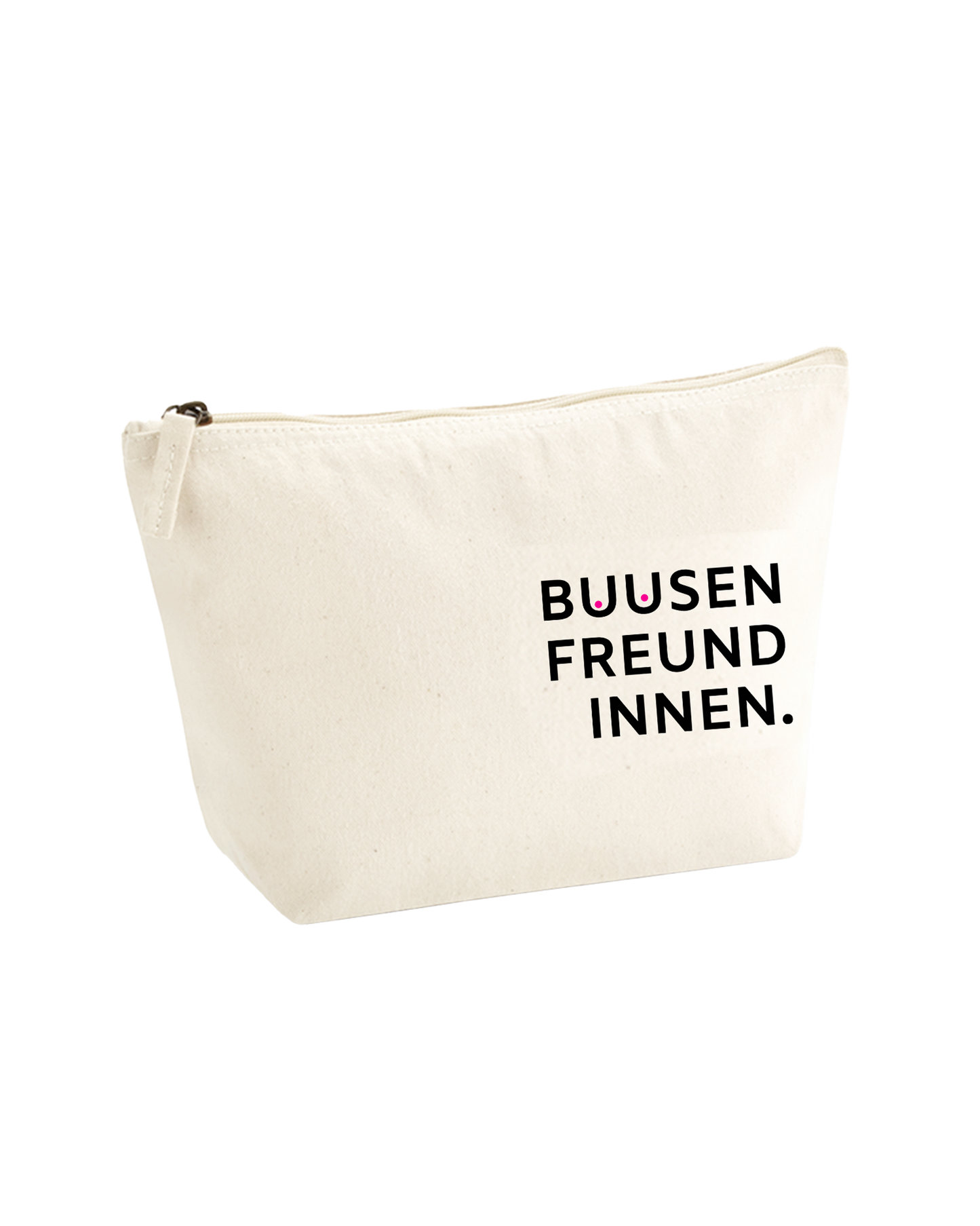 Kosmetiktasche "BUUSENFREUNDINNEN." natural