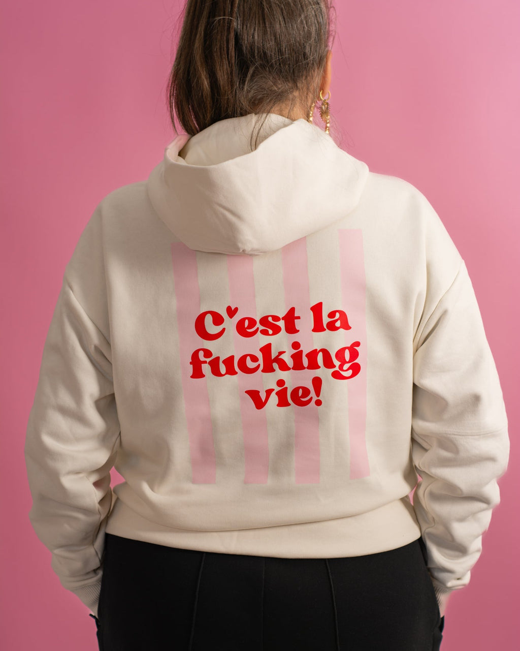 Hoodie "C`est la fucking vie"