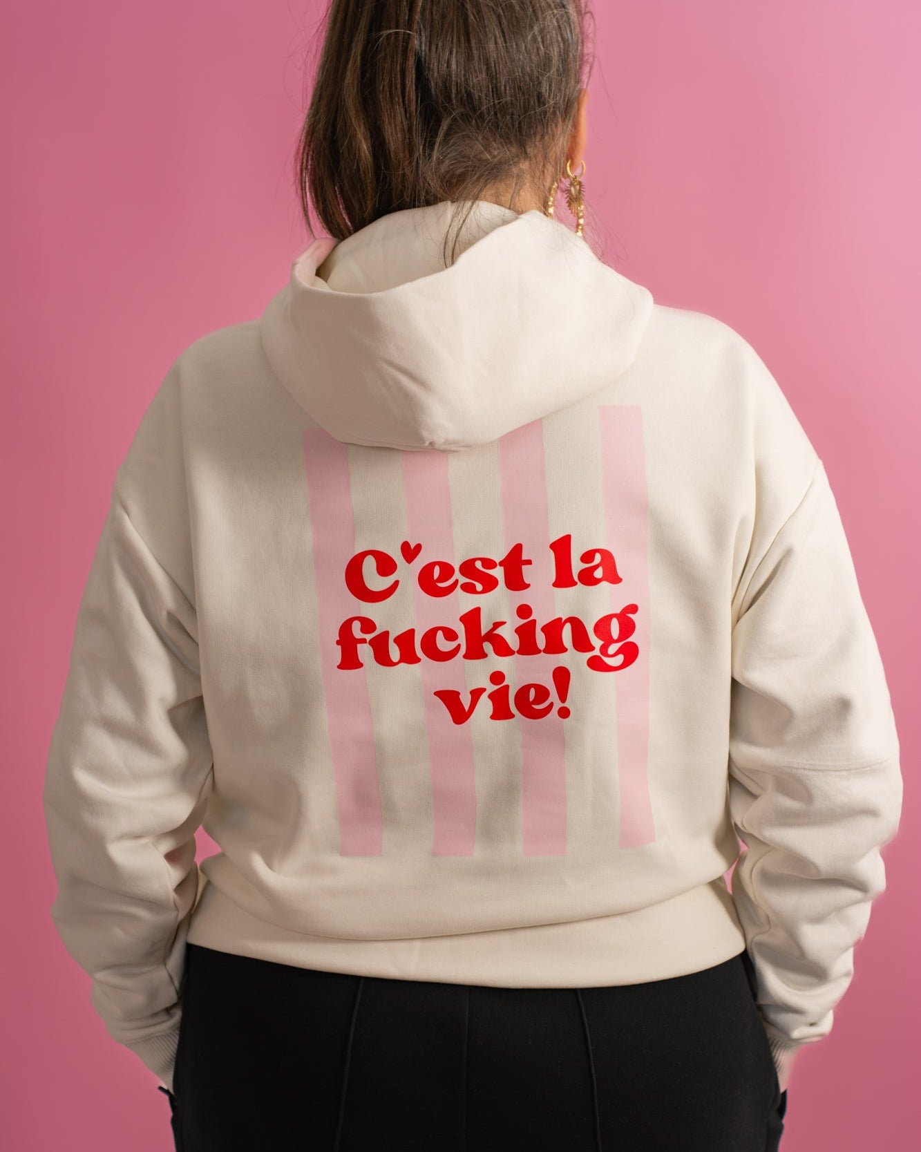 Hoodie "C`est la fucking vie"