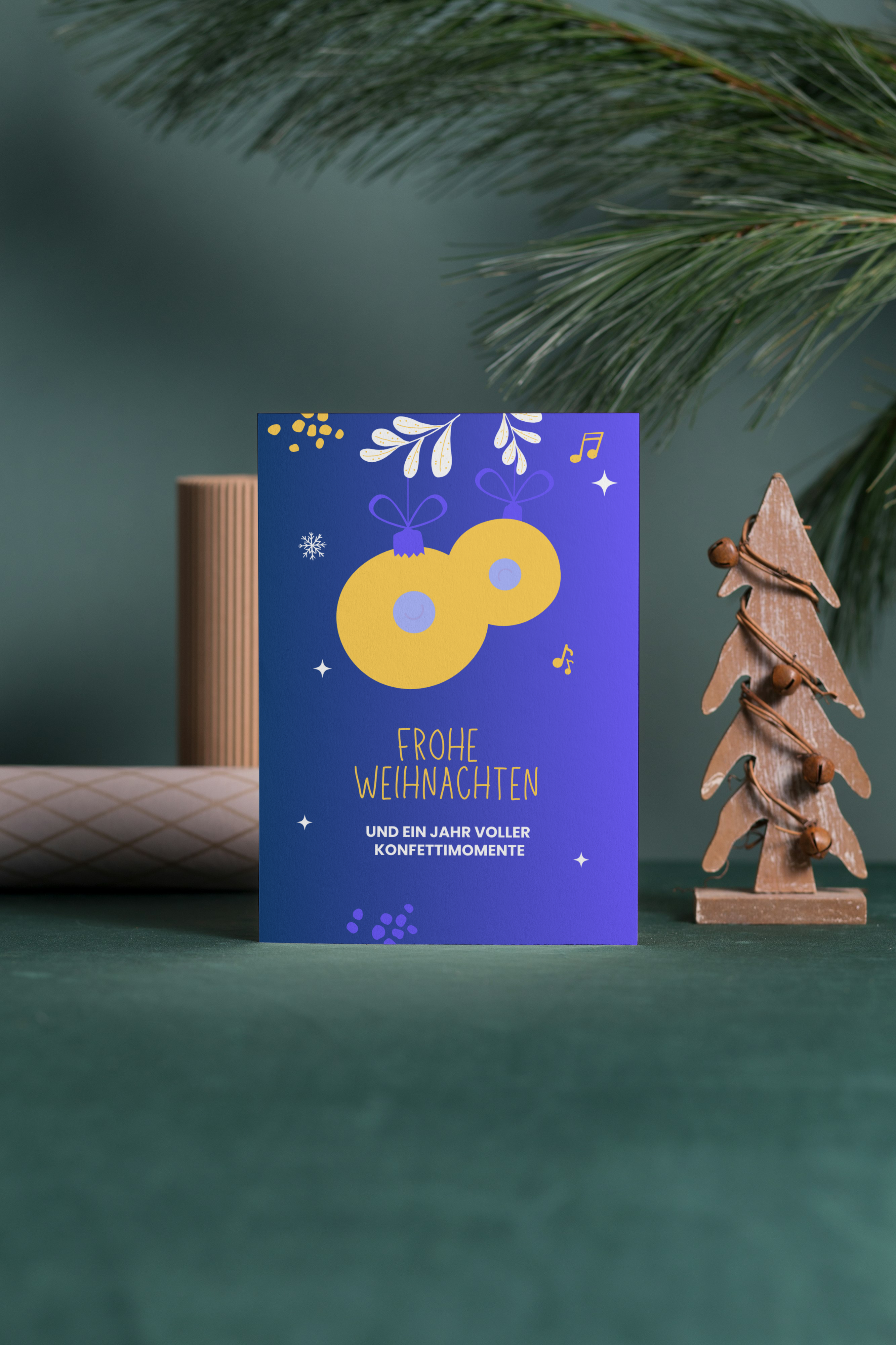 Weihnachtskarte "Buusenkollektiv"