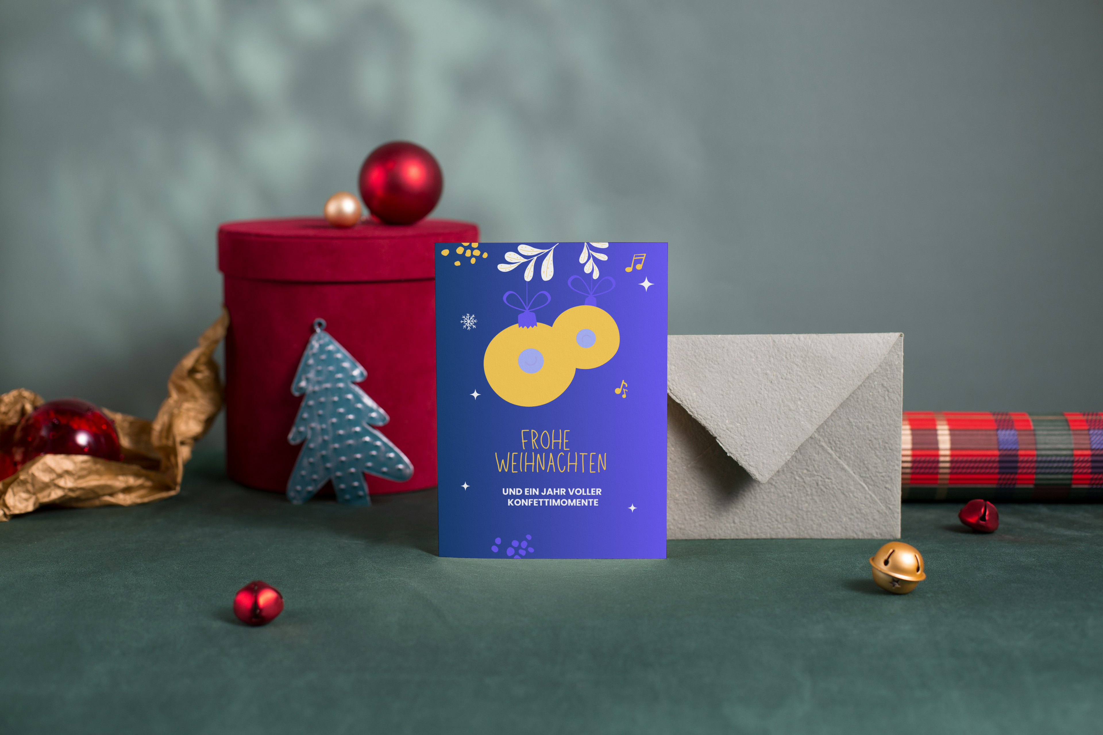 Weihnachtskarte "Buusenkollektiv"