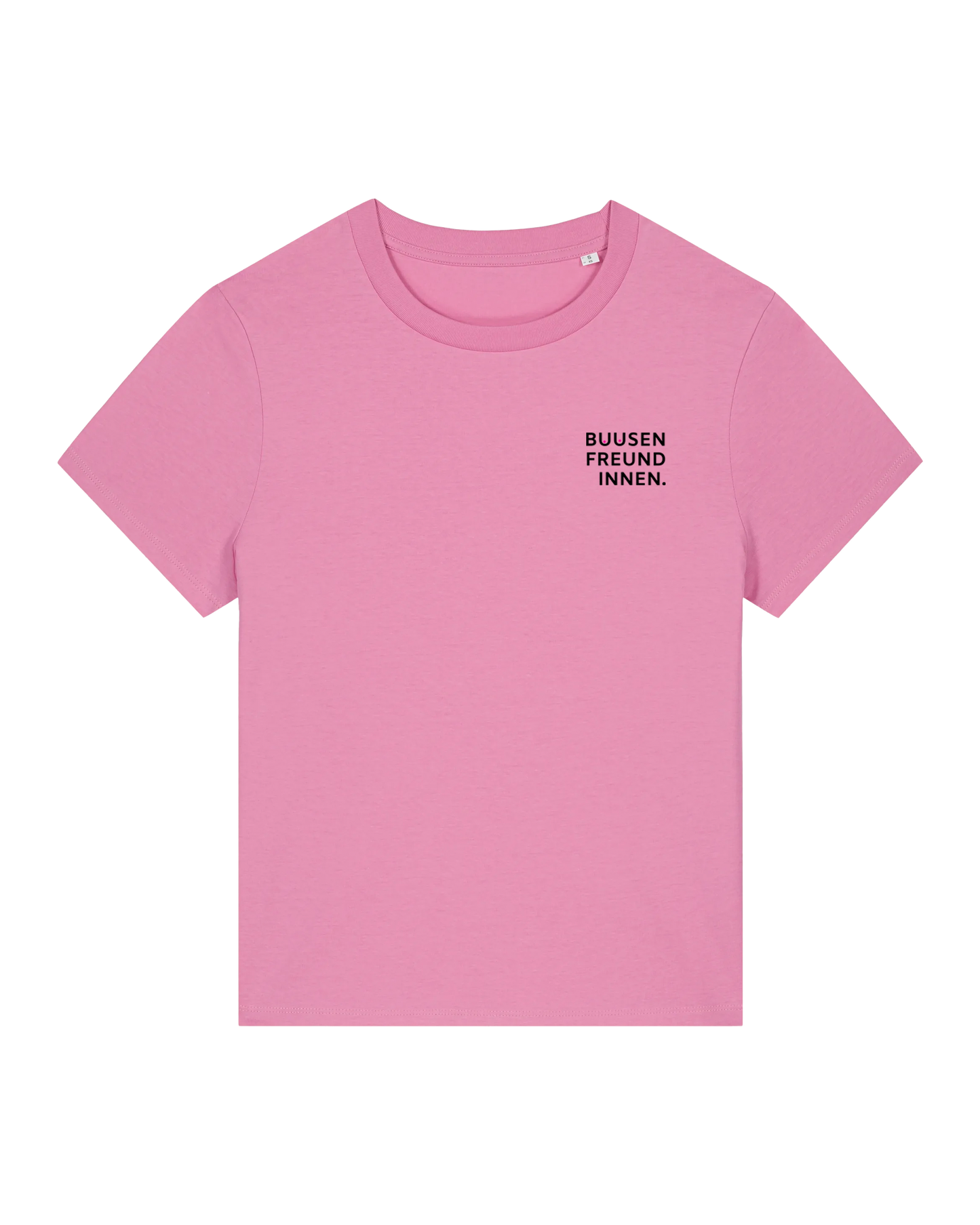 T-Shirt Damen "BUUSENFREUNDINNEN" bubble-pink