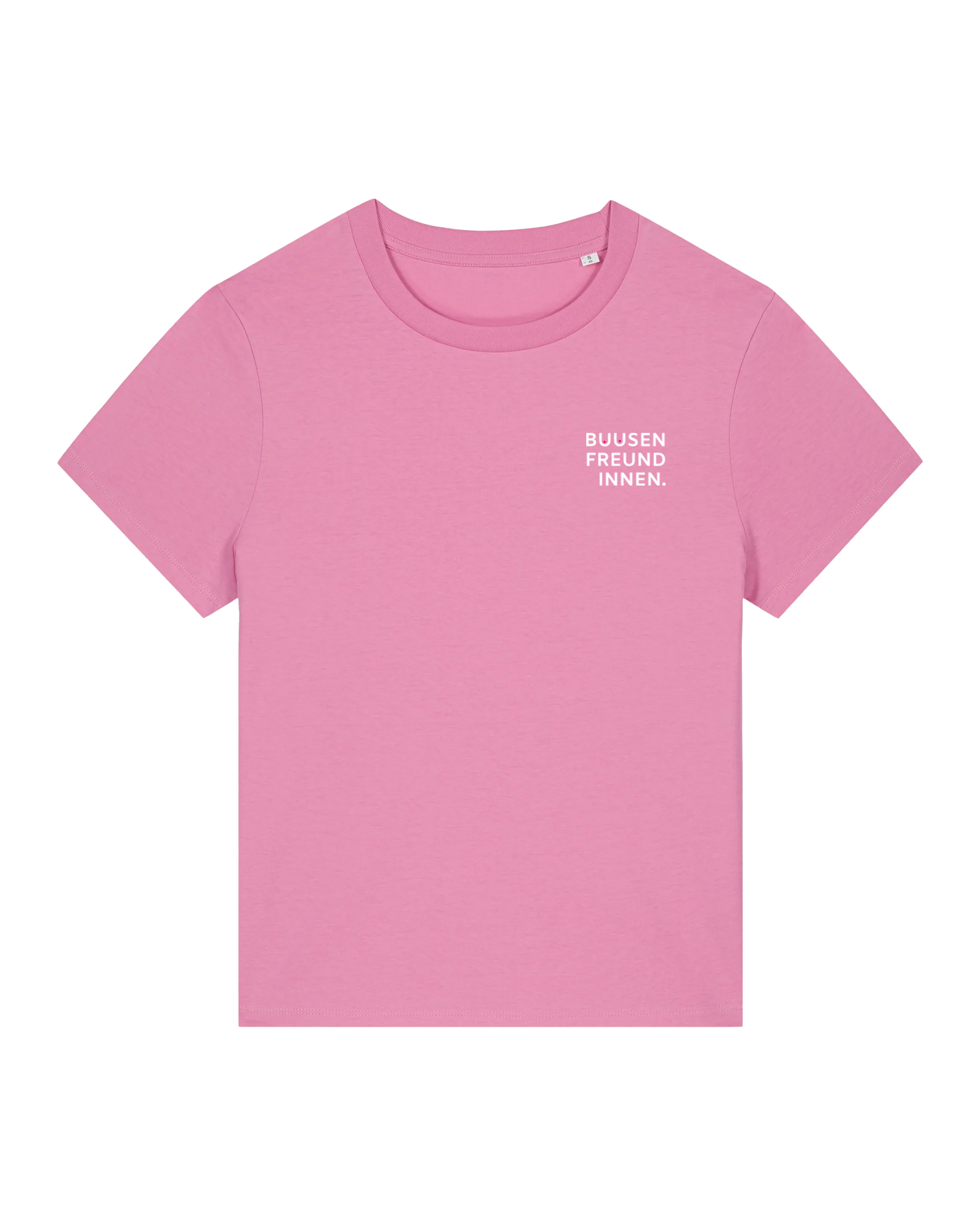 T-Shirt Damen "BUUSENFREUNDINNEN" bubble-pink