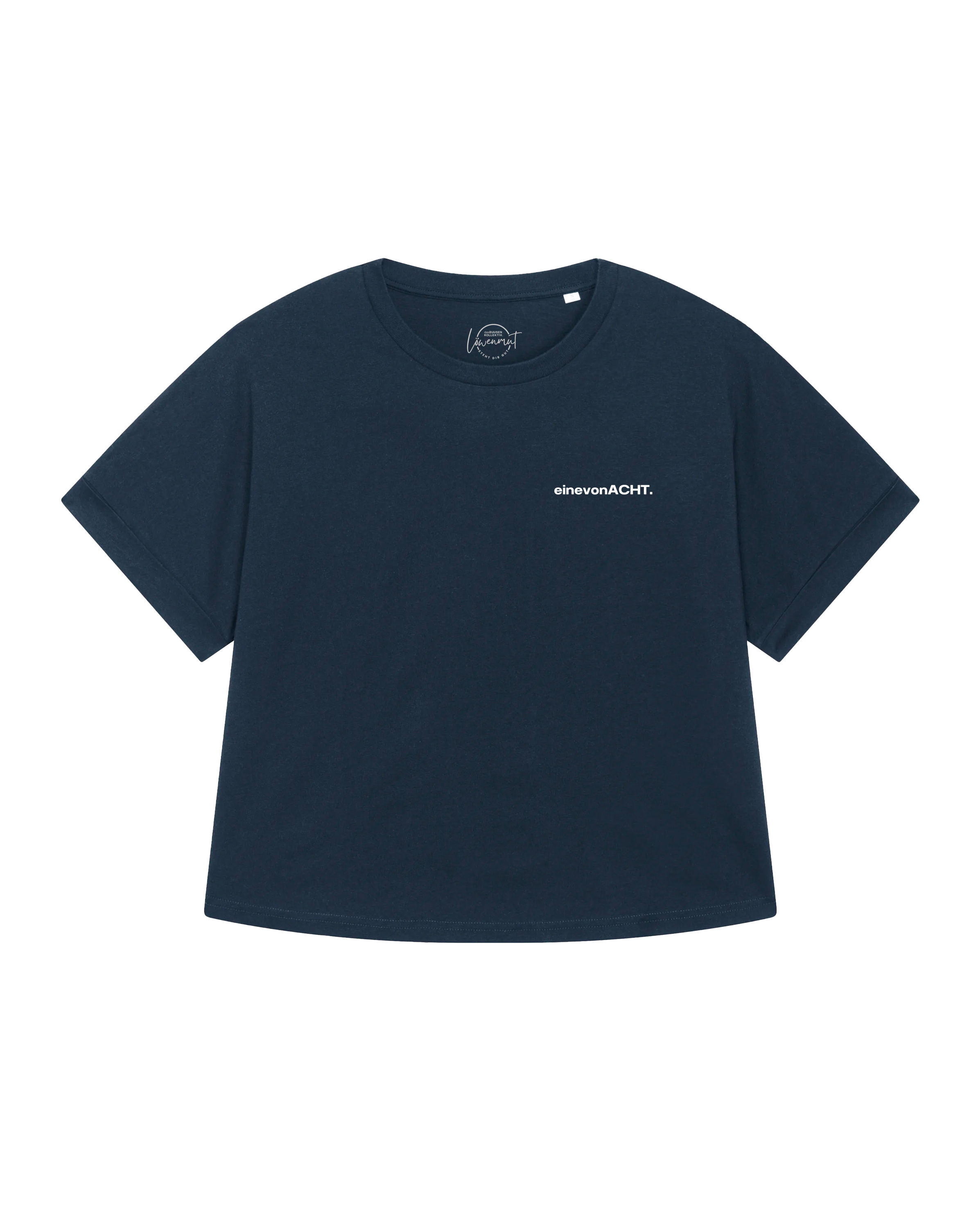 T-Shirt "einevonACHT." oversize