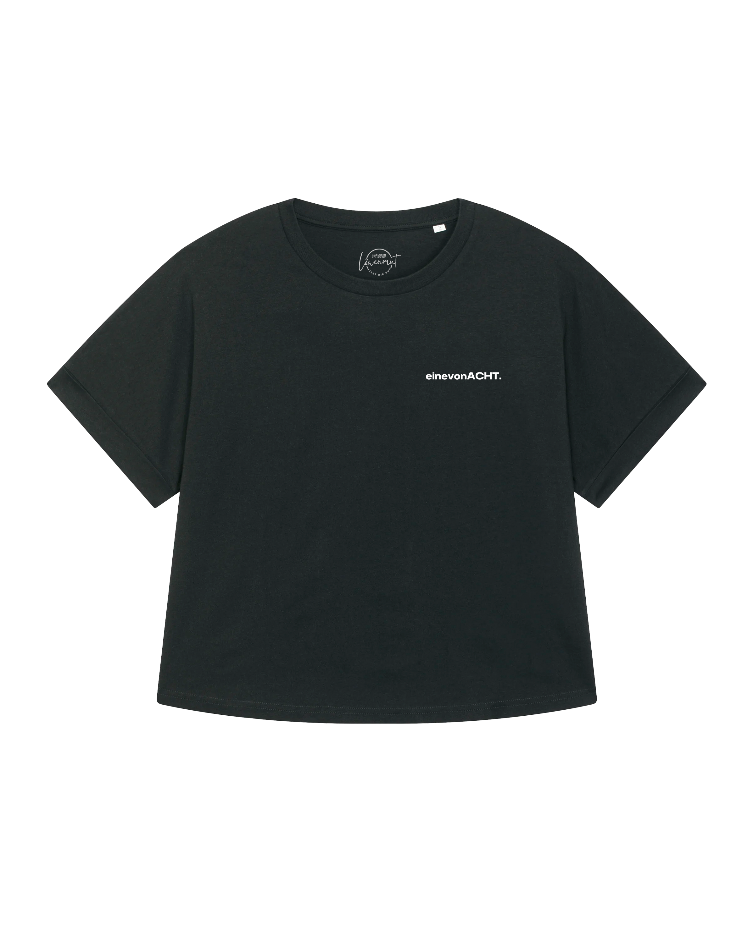 T-Shirt "einevonACHT." oversize