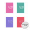 Postkarte "Buusenfreundinnen"