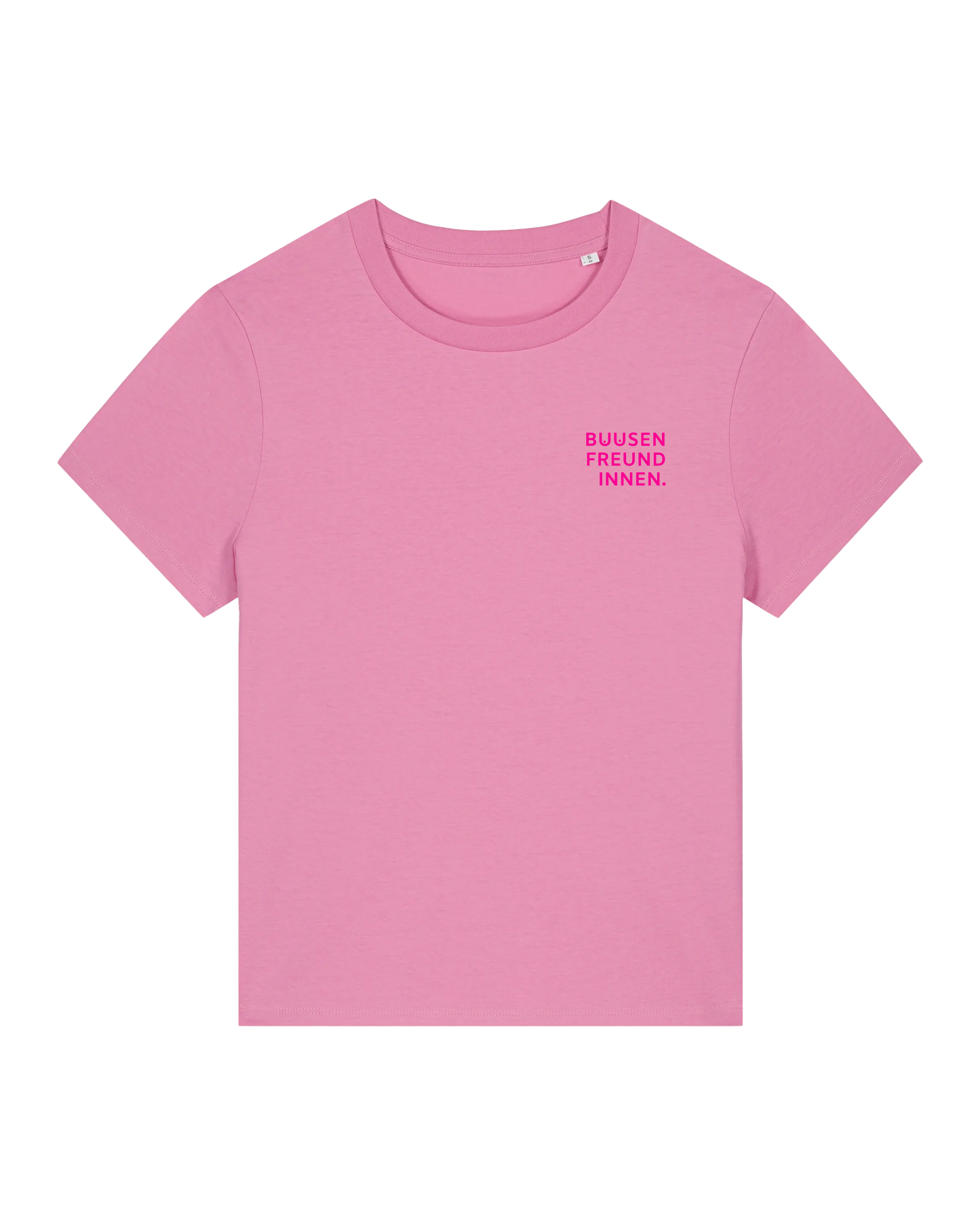 T-Shirt Damen "BUUSENFREUNDINNEN" bubble-pink