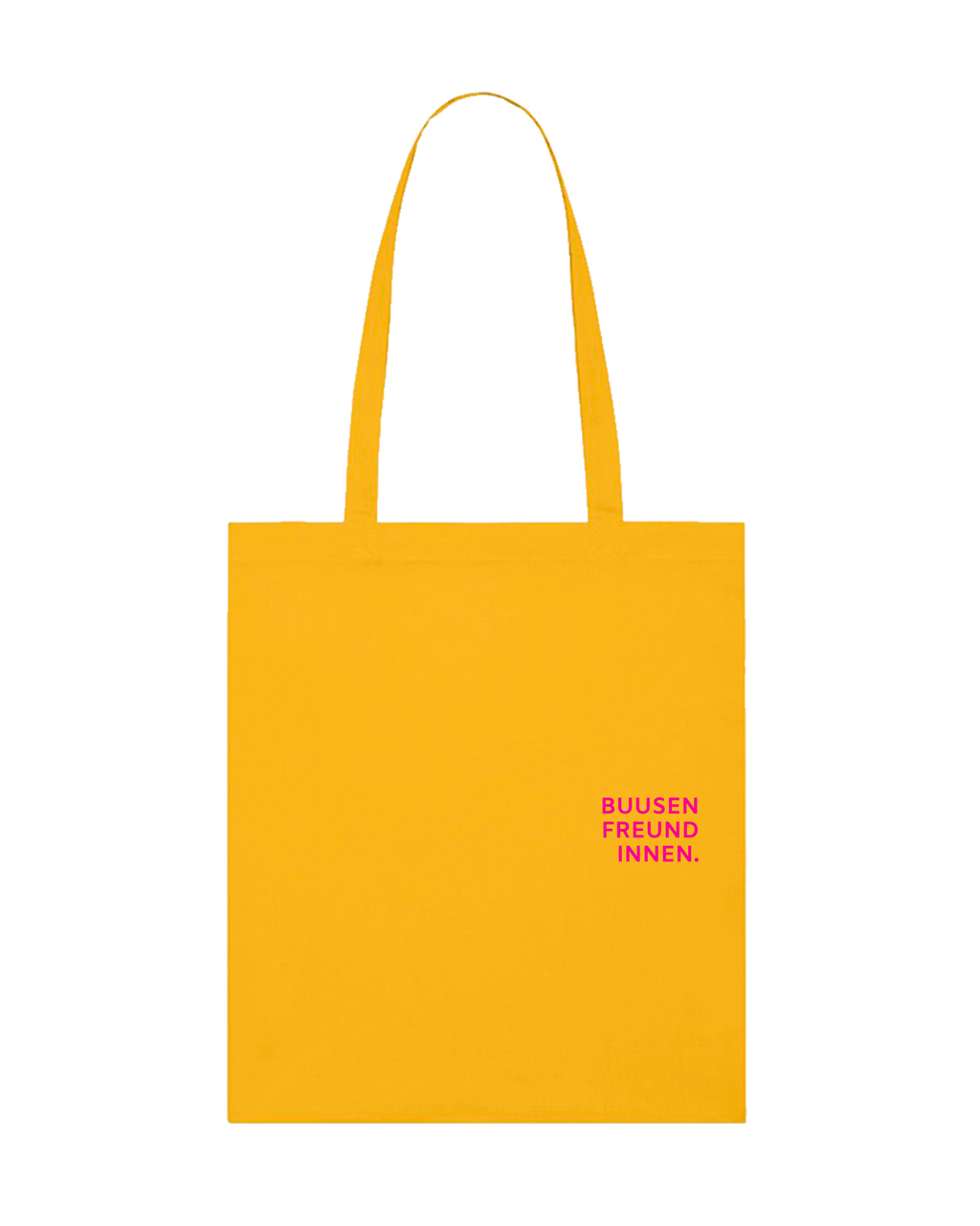 Baumwolltasche "BUUSENFREUNDINNEN" gelb
