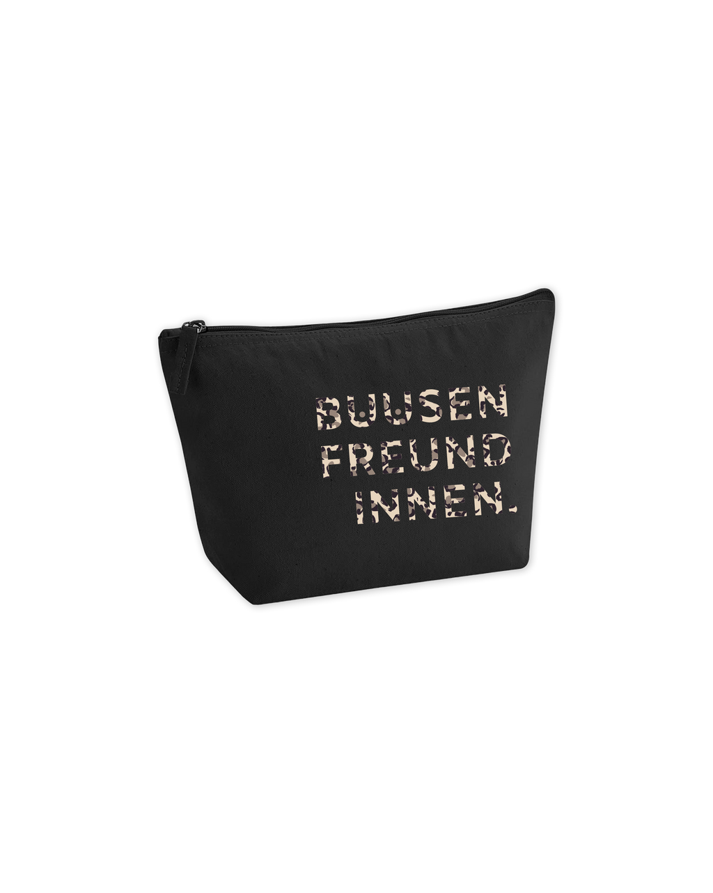 Kosmetiktasche "BUUSENFREUNDINNEN." black