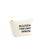 Kosmetiktasche "BUUSENFREUNDINNEN." natural