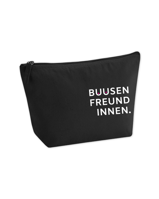 Kosmetiktasche "BUUSENFREUNDINNEN." black