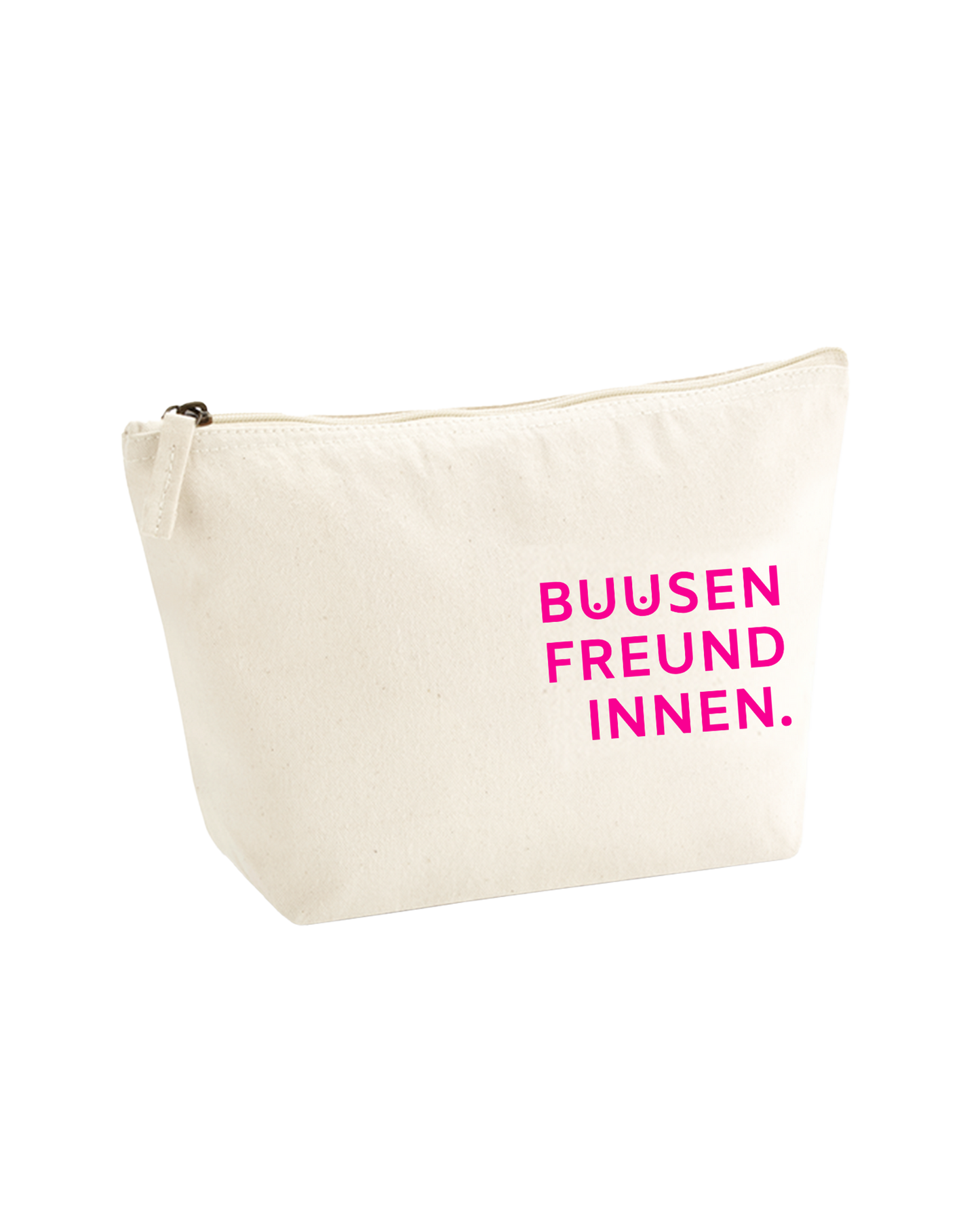 Kosmetiktasche "BUUSENFREUNDINNEN." natural